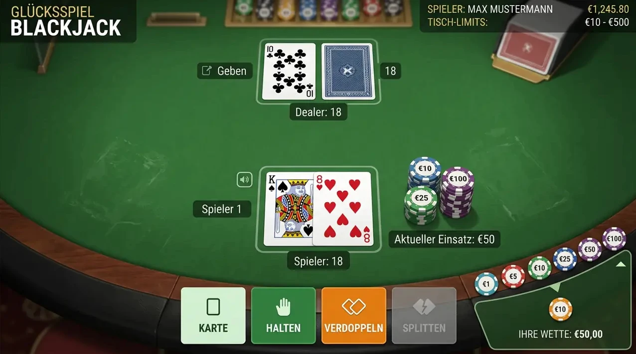 Tischspiele & Video Poker — Bitkingz